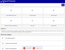 Tablet Screenshot of civillabinstruments.com